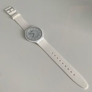 White Swatch Watch